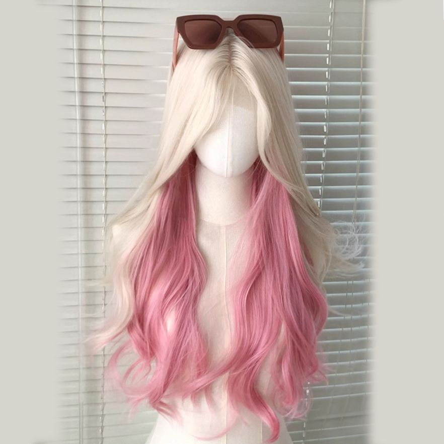 Lace Front Long Curly Synthetic Wig
