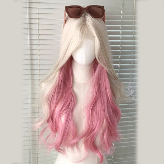Lace Front Long Curly Synthetic Wig