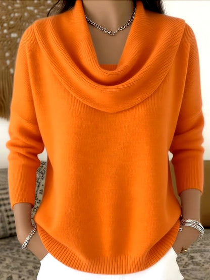 Casual Long Sleeve Knitted Sweater