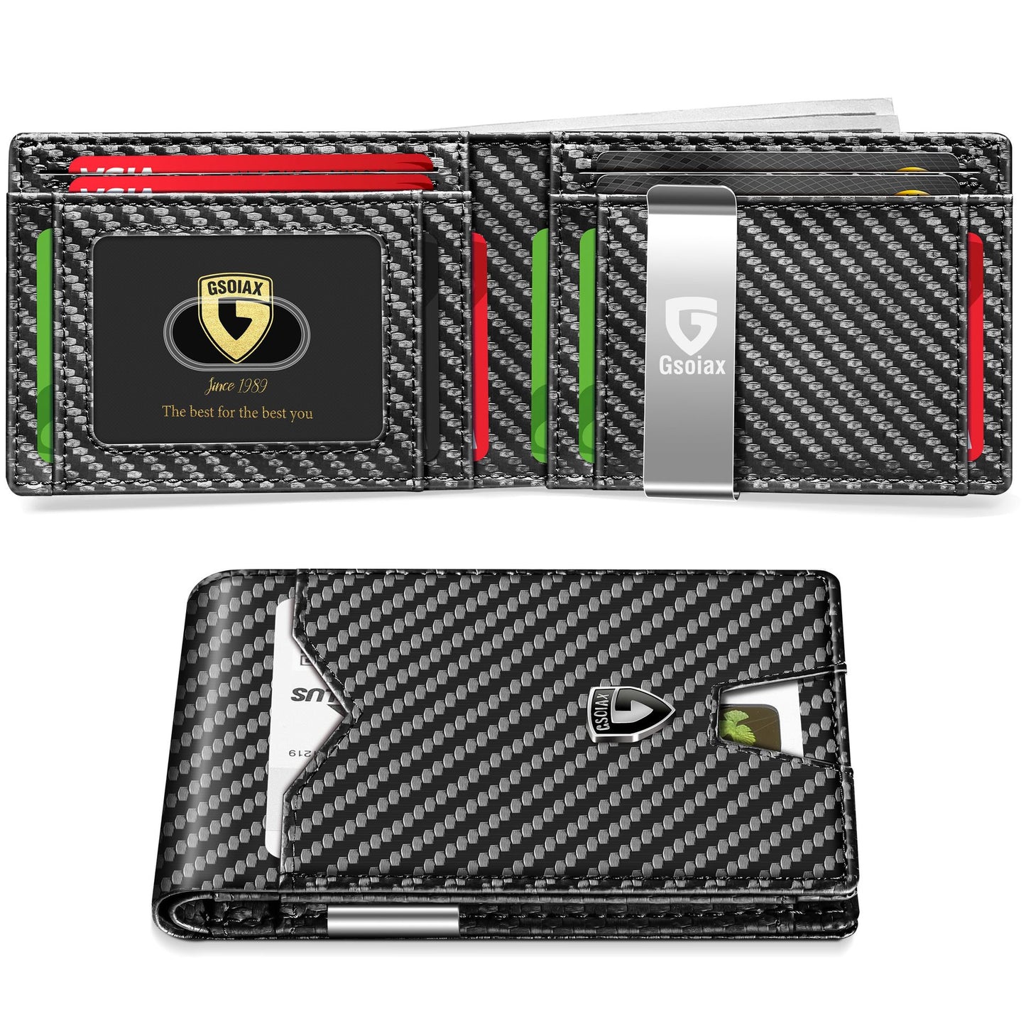 Business wallet men's card case