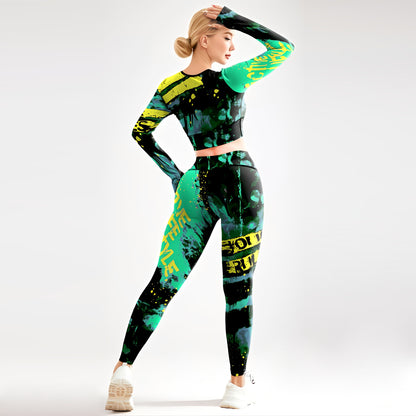 Printed fitness wear