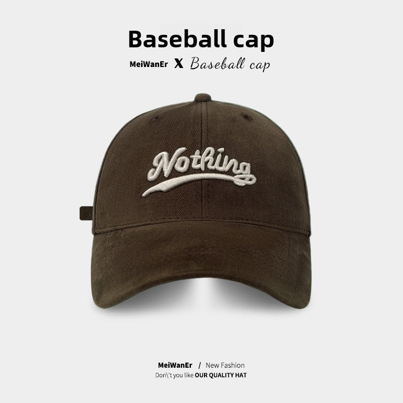 Embroidered little fox baseball cap