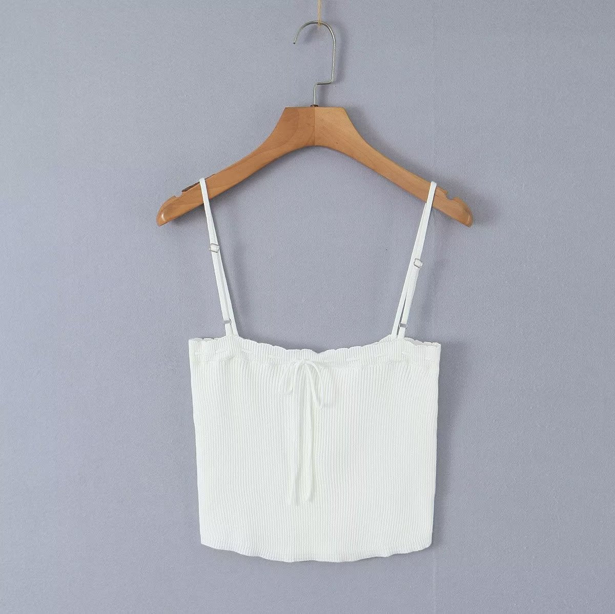 Women's Knit Camisole Long-Sleeve Top and Pleated Skirt Set