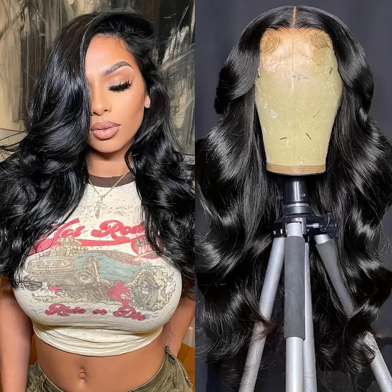 Front Lace Synthetic Wig Long Curly Hair