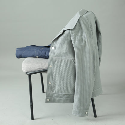 Mens Lapel Jacket Business Casual Long Sleeve