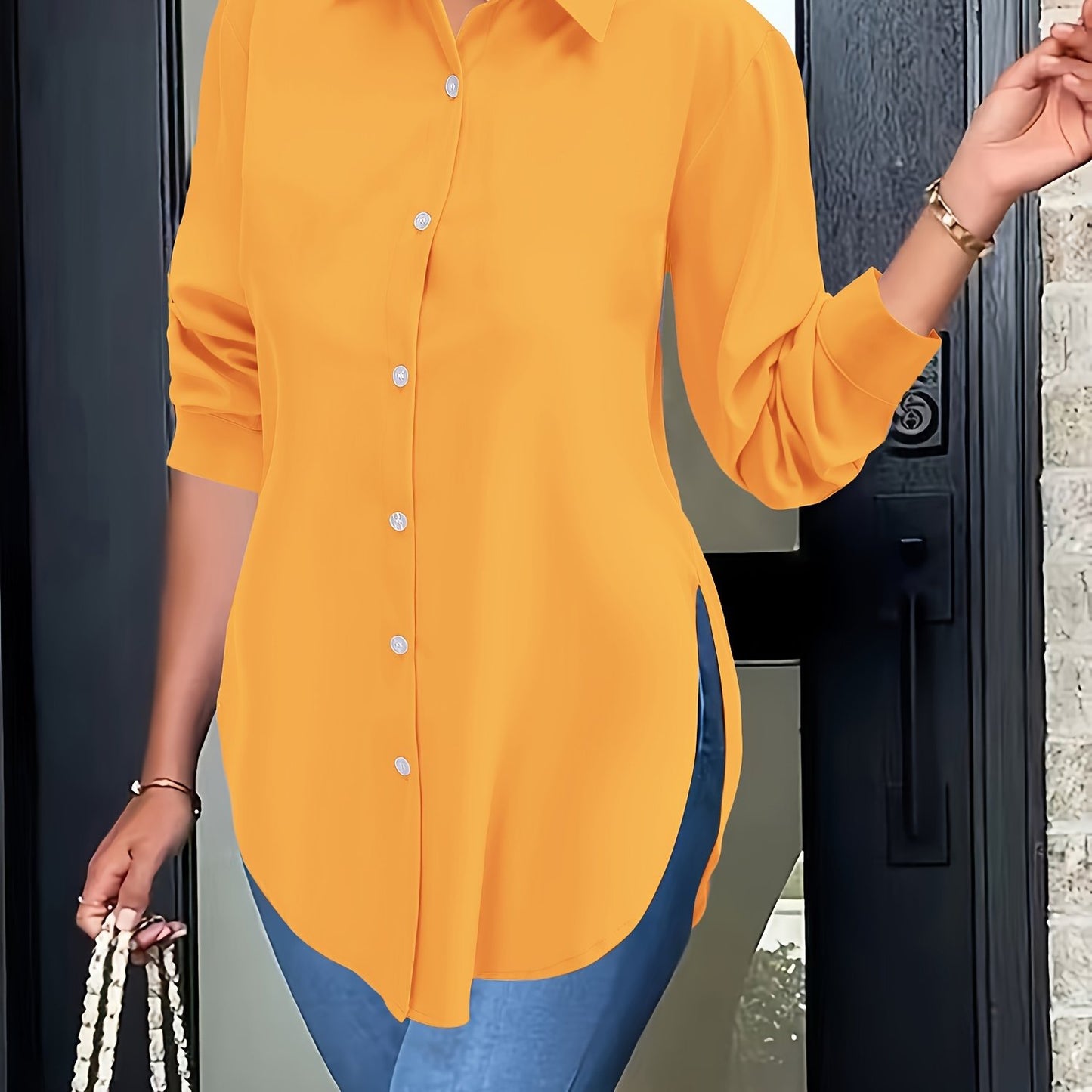 Ladies' long-sleeved shirts
