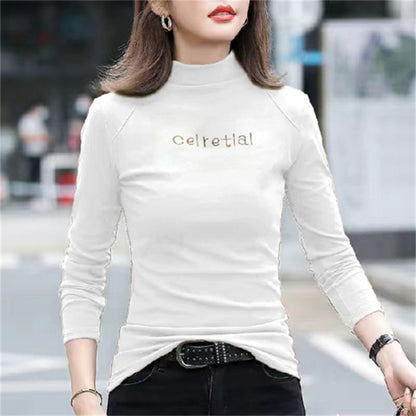 velvet turtleneck shirt