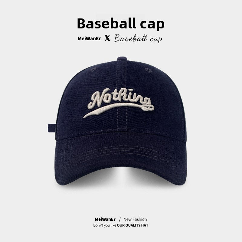 Embroidered little fox baseball cap