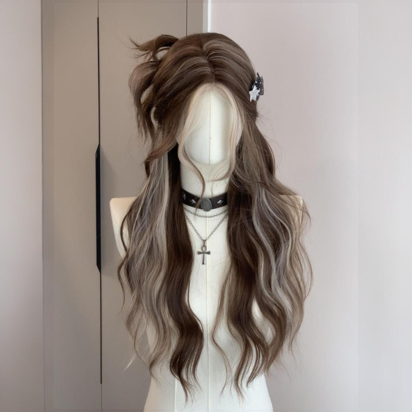 Lace Front Long Curly Synthetic Wig