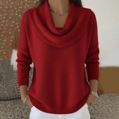 Casual Long Sleeve Knitted Sweater