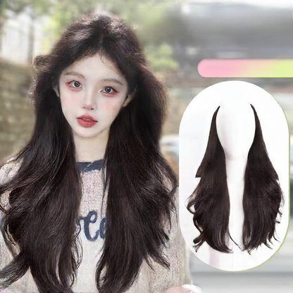 Invisible U-Shaped Long Curly Hair Piece for Volume