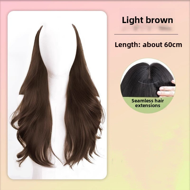 Invisible U-Shaped Long Curly Hair Piece for Volume