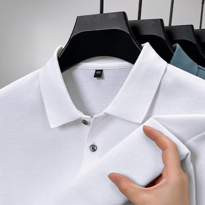 Long-staple cotton men's polo shirt