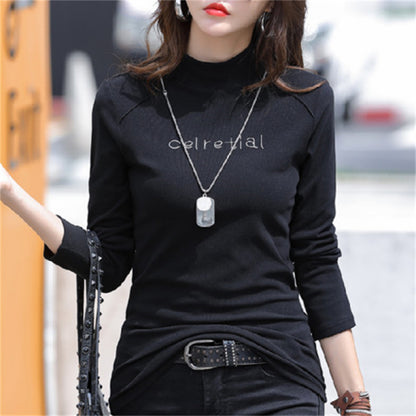 velvet turtleneck shirt