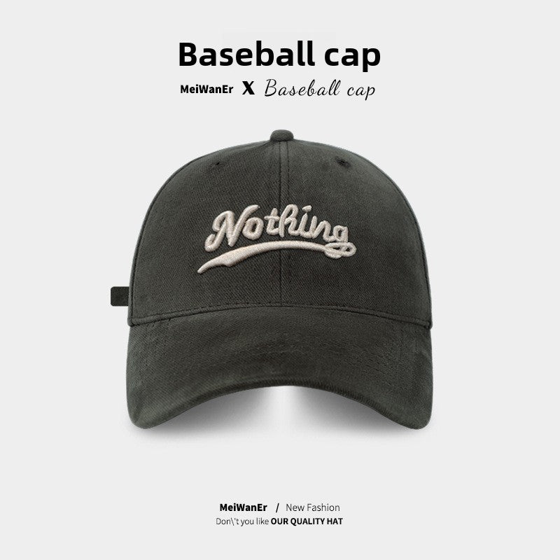 Embroidered little fox baseball cap