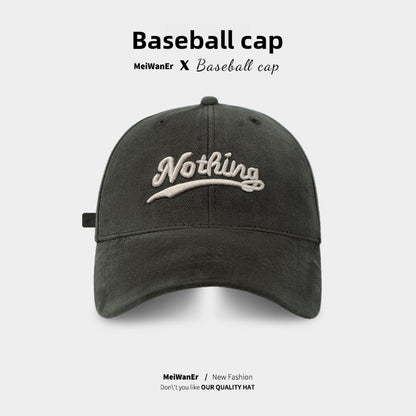 Embroidered little fox baseball cap