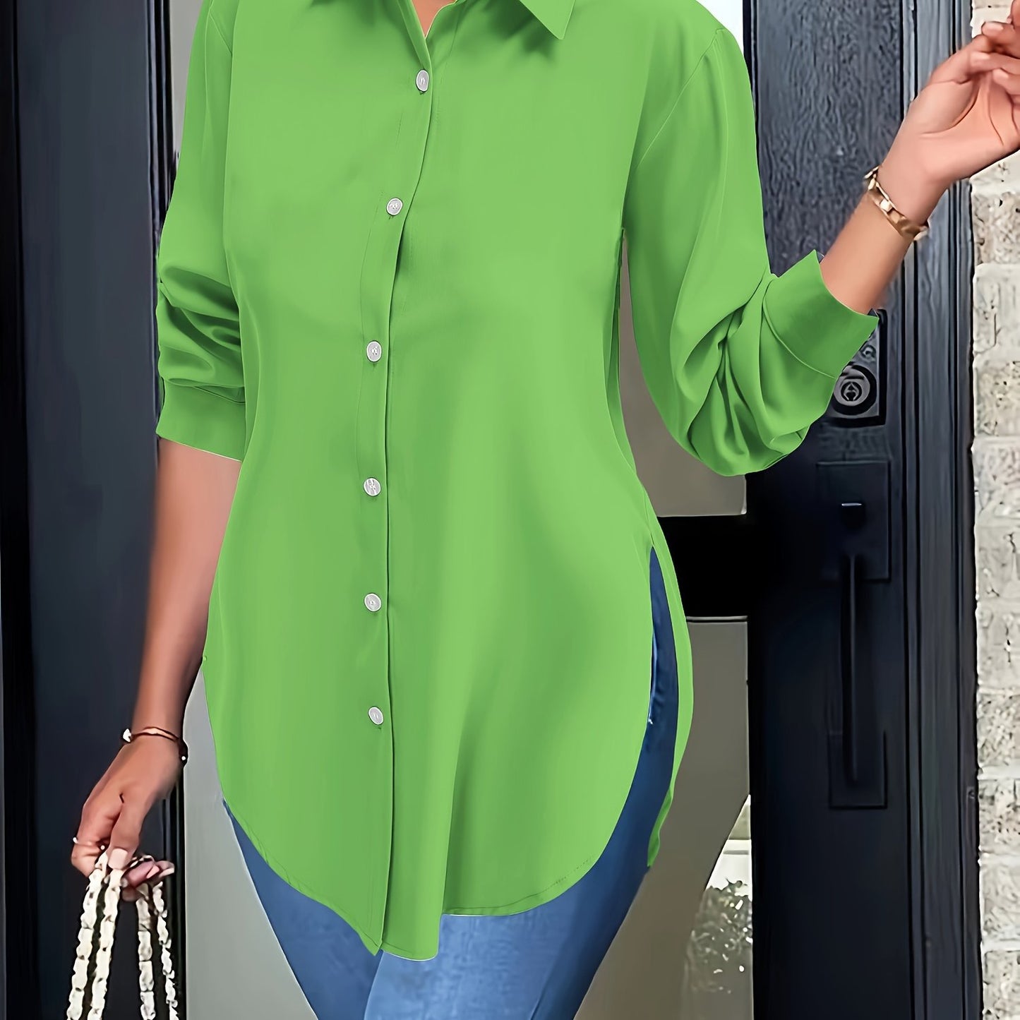 Ladies' long-sleeved shirts