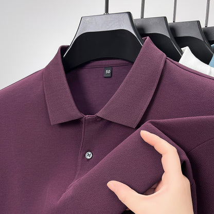 Long-staple cotton men's polo shirt