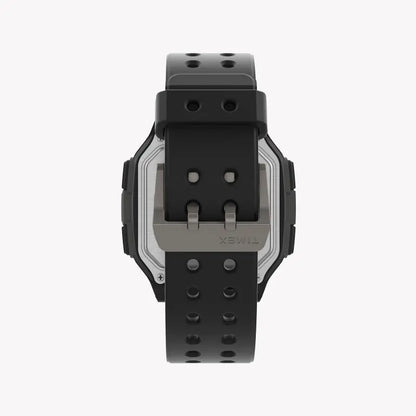 Timex Men's Black Silicone Watch, Digital Dial | Tw5m29000