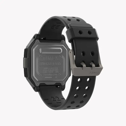Timex Men's Black Silicone Watch, Digital Dial | Tw5m29000