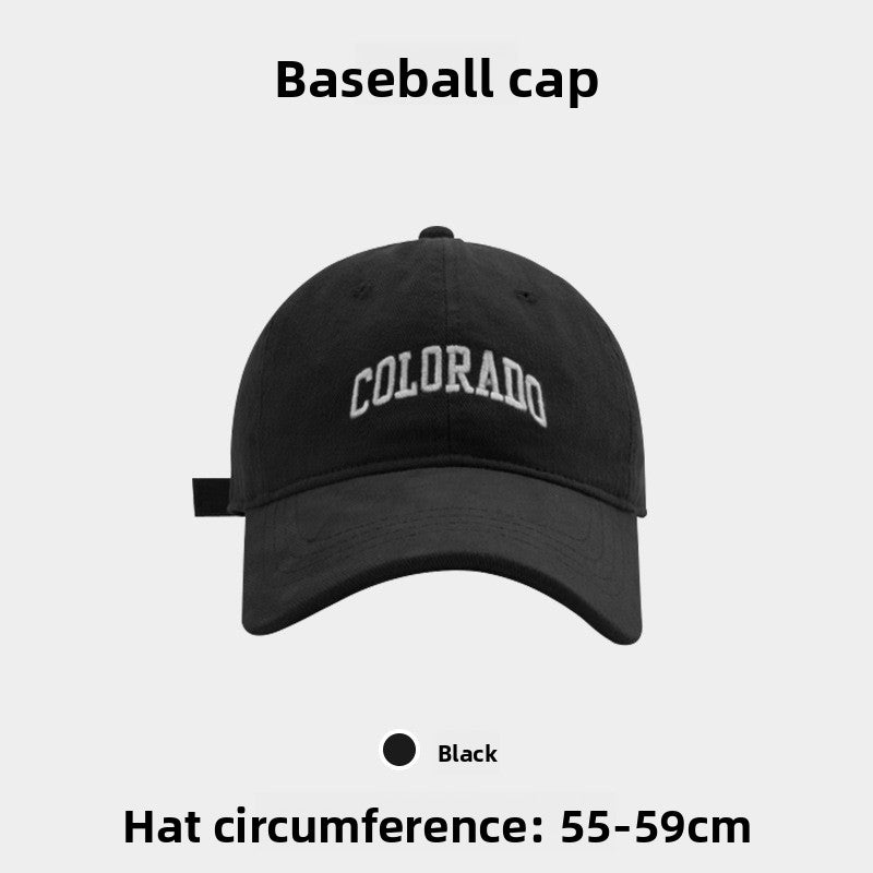 Embroidered little fox baseball cap