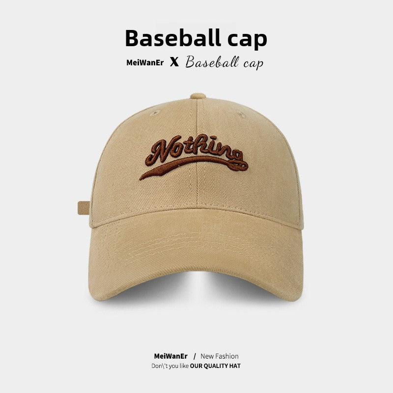 Embroidered little fox baseball cap