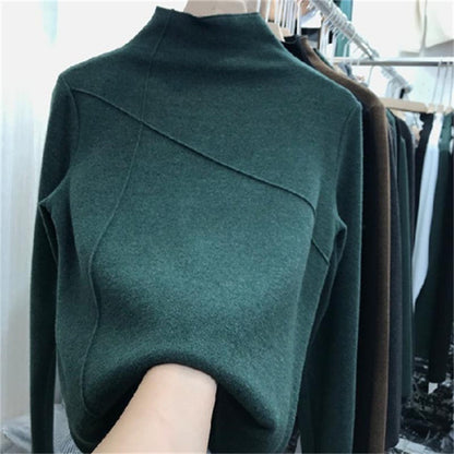 velvet turtleneck shirt