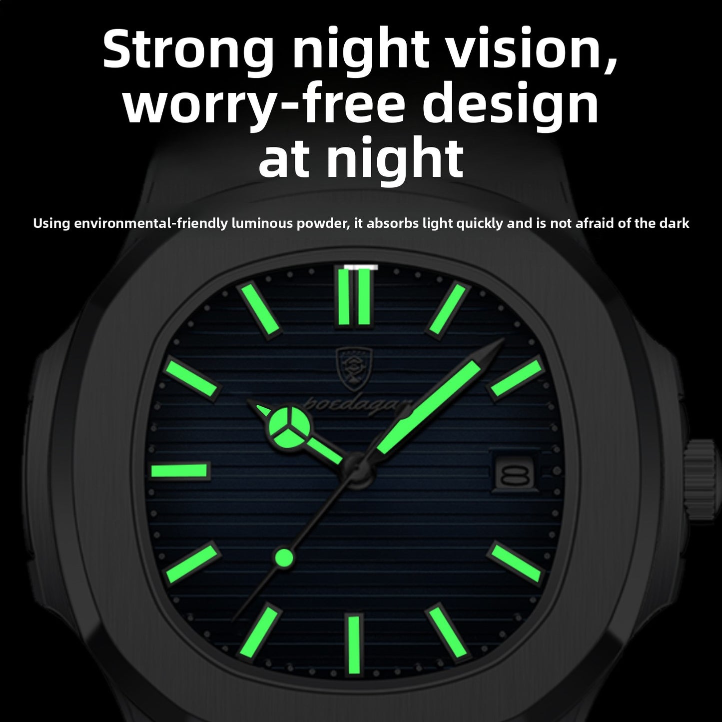 Swiss Brand Waterproof Luminous Ultra-Thin Men's Quartz Watch