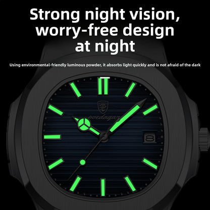 Swiss Brand Waterproof Luminous Ultra-Thin Men's Quartz Watch