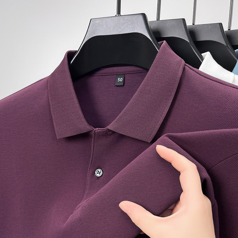 Long-staple cotton men's polo shirt