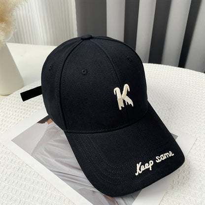 Embroidered little fox baseball cap