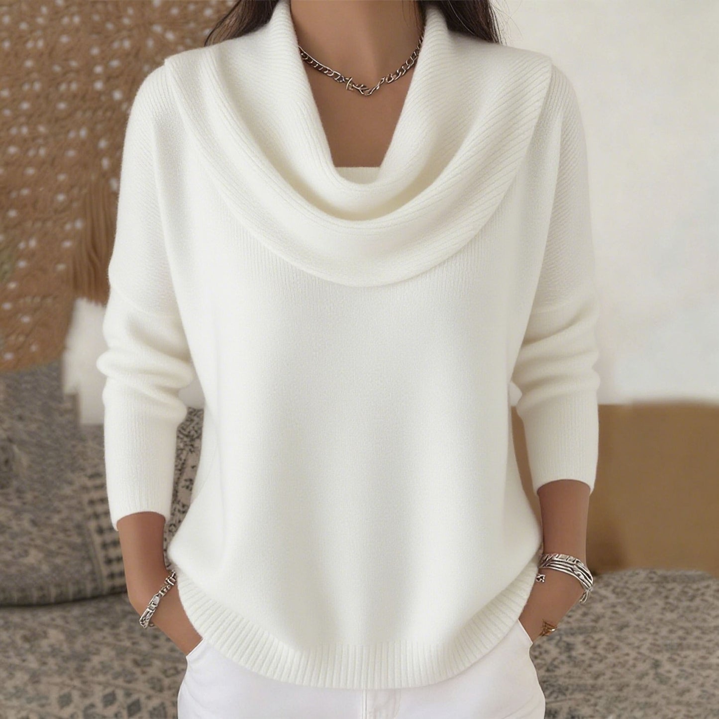 Casual Long Sleeve Knitted Sweater