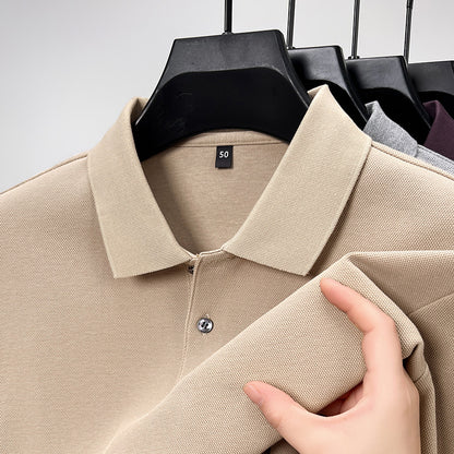 Long-staple cotton men's polo shirt