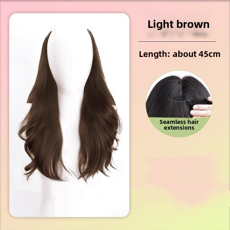 Invisible U-Shaped Long Curly Hair Piece for Volume