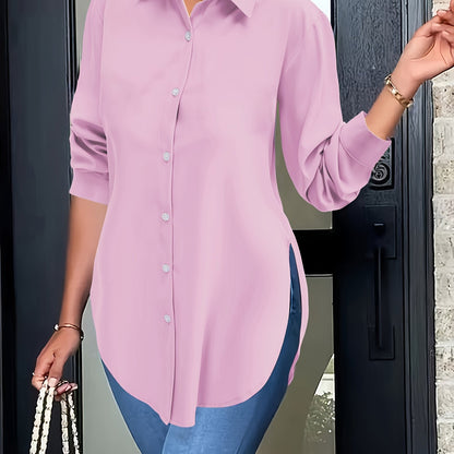 Ladies' long-sleeved shirts